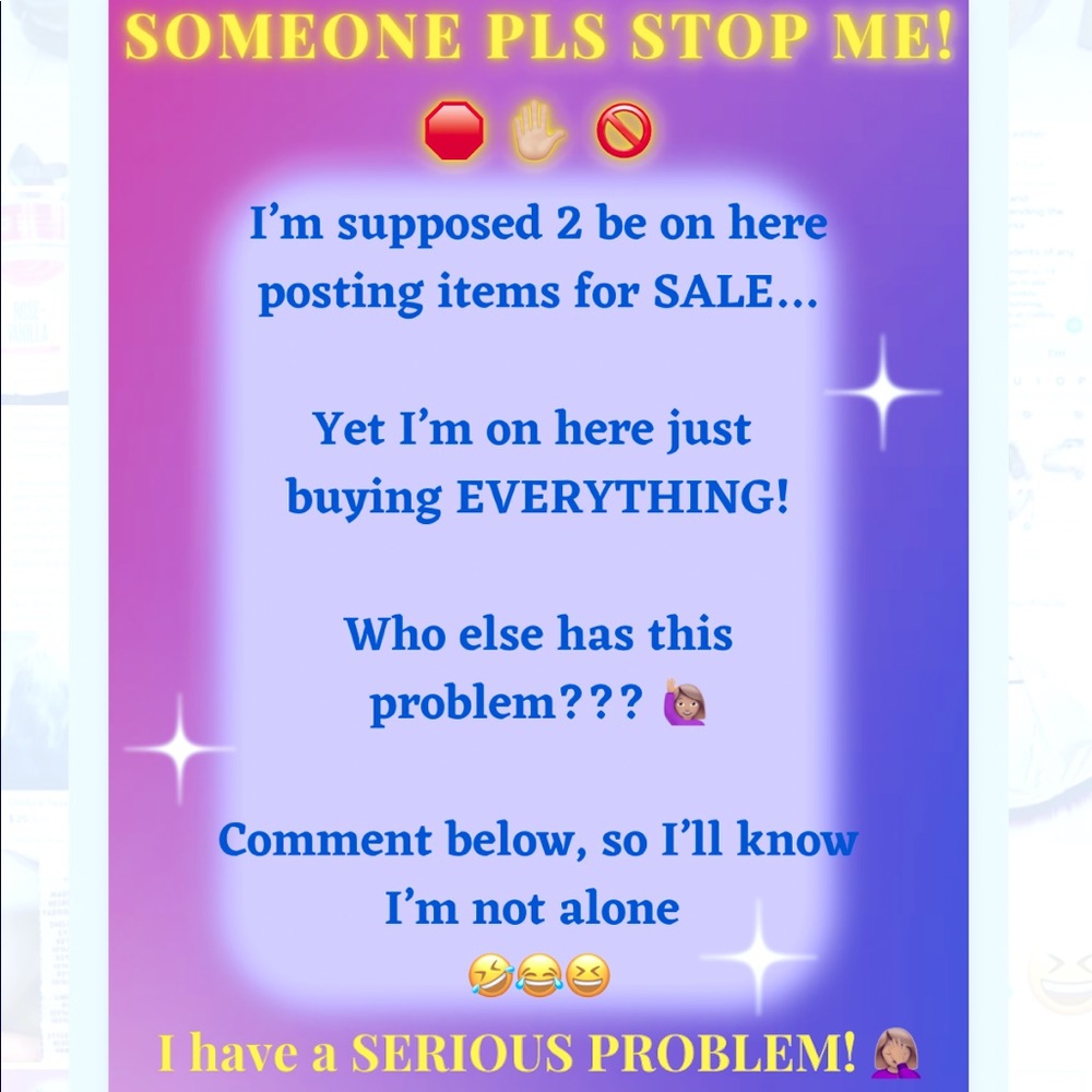 Serious shopping problem! 😂🤣